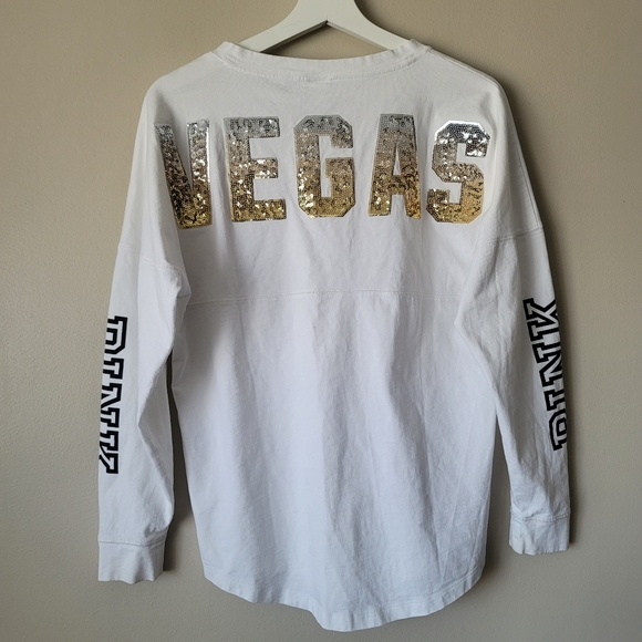 Victoria's Secret Pink Long Sleeves Top with Sequins Size XS - Picture 7 of 11